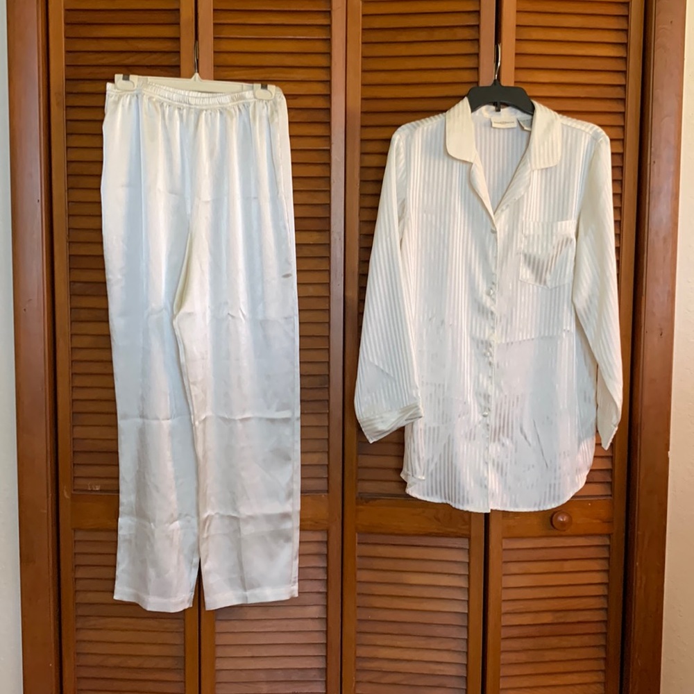 Champagne long sleeve and long pants pajama set